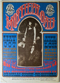 Big Brother & The Holding Co, The Sir Douglas Quartet, Orkestra, The Avalon Ballroom by Rick Griffin, Bob Seidemann - May 5-7, 1967 - Family Dog Vintage Postcard