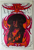 Van Morrison, The Daily Flash, Denver Dog by Stanley Mouse, Alton Kelley - October 13-14, 1967 - Family Dog Vintage Postcard