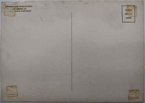 Big Brother & The Holding Company, Quicksilver Messenger Service, The Avalon Ballroom by Stanley Mouse, Alton Kelley - February 17-18, 1967 - Family Dog Vintage Postcard