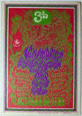 Van Morrison, The Daily Flash, Hair, The Avalon Ballroom by Wes Wilson - October 20-22, 1967 - Family Dog Vintage Postcard