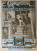 The Charlatans, Sparrow, Canned Heat, The Avalon Ballroom by Rick Griffin, George Hunter, Herb Greene - April 7-8, 1967 - Family Dog Vintage Postcard