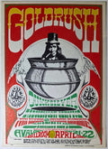 Quicksilver Messenger Service, Johnny Hammond & His Screaming Nightwalks, Charles Lloyd, The Avalon Ballroom by Rick Griffin - April 21-22, 1967 - Family Dog Vintage Postcard