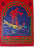 The Youngbloods, Siegel-Schwall Band, The Avalon Ballroom by Victor Moscoso - June 15-18, 1967 - Family Dog Vintage Postcard