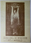 Spirit, The Sir Douglas Quintet, Notes From The Underground, The Avalon Ballroom by Stanley Mouse, Arnold Gentry - August 23-25, 1968 - Family Dog Vintage Postcard