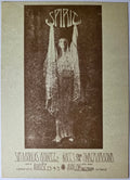 Spirit, The Sir Douglas Quintet, Notes From The Underground, The Avalon Ballroom by Stanley Mouse, Arnold Gentry - August 23-25, 1968 - Family Dog Vintage Handbill