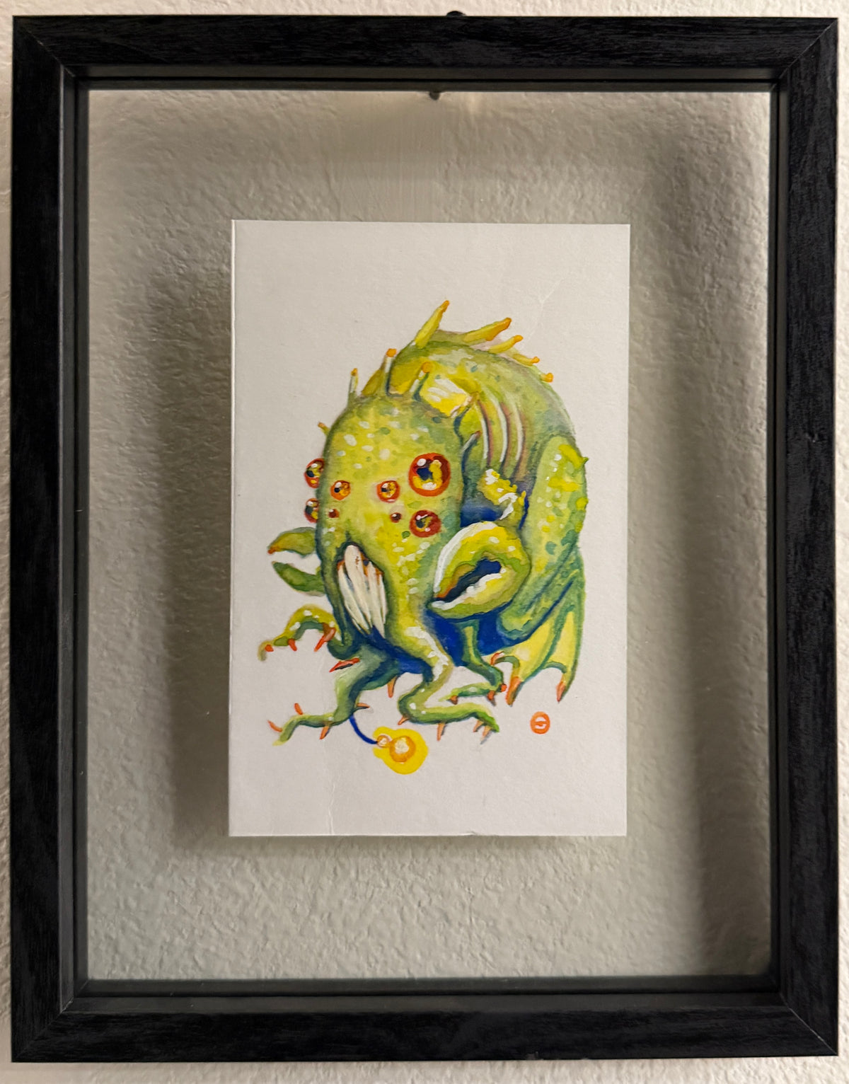 MUNK ONE "Creature Study 01" Original Framed Artwork