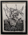 MUNK ONE "INK 1" Original Framed Artwork