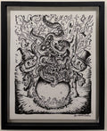 MUNK ONE "INK 2" Original Framed Artwork