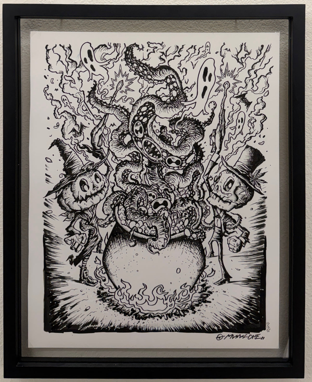 MUNK ONE "INK 2" Original Framed Artwork