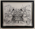 MUNK ONE "INK 3" Original Framed Artwork