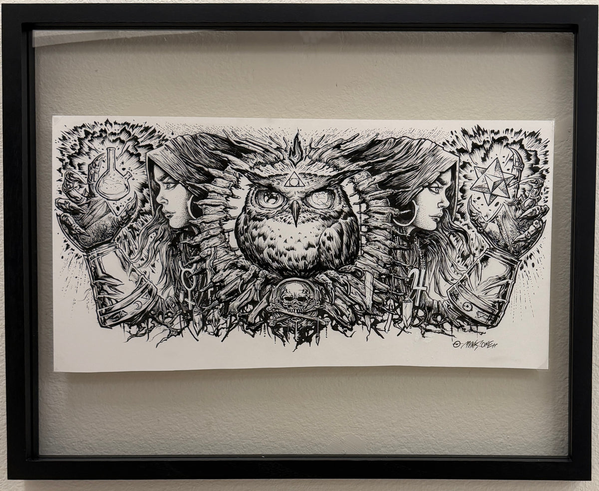 MUNK ONE "INK 4" Original Framed Artwork