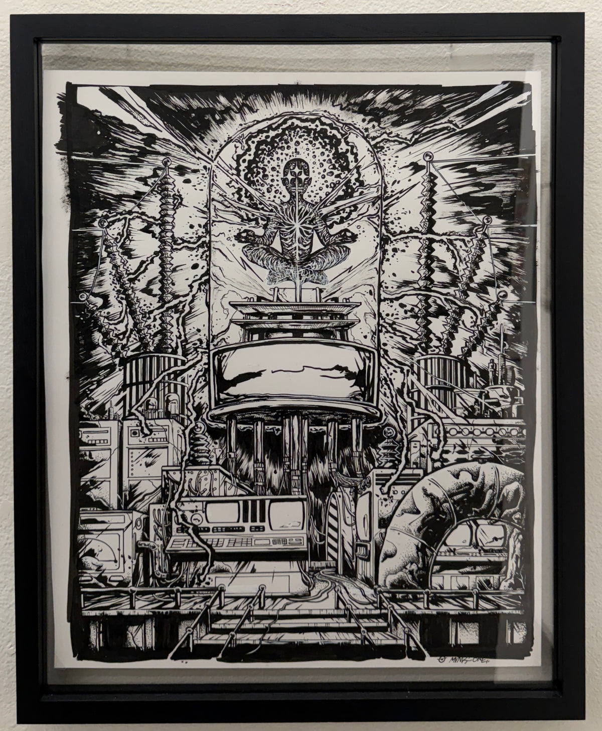 MUNK ONE "INK 5" Original Framed Artwork