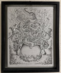 MUNK ONE "CAULDRON PENCILS" Original Framed Artwork