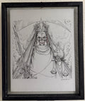 MUNK ONE "ALBUMS COVER PENCILS" Original Framed Artwork