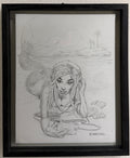 MUNK ONE "MERMAID PENCILS" Original Framed Artwork