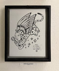 MUNK ONE "SUEÑOS PENCILS" Original Framed Artwork