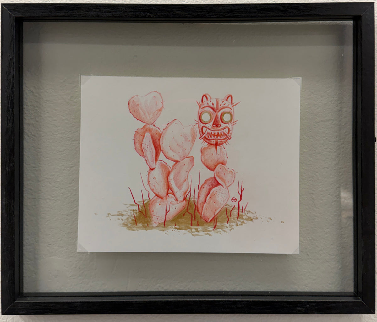 MUNK ONE "STUDY 3" Original Framed Artwork