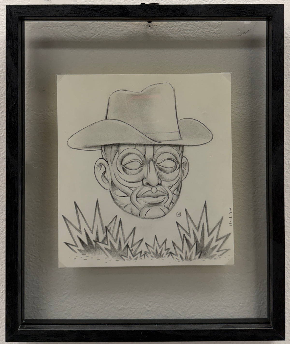 MUNK ONE "STUDY 6" Original Framed Artwork