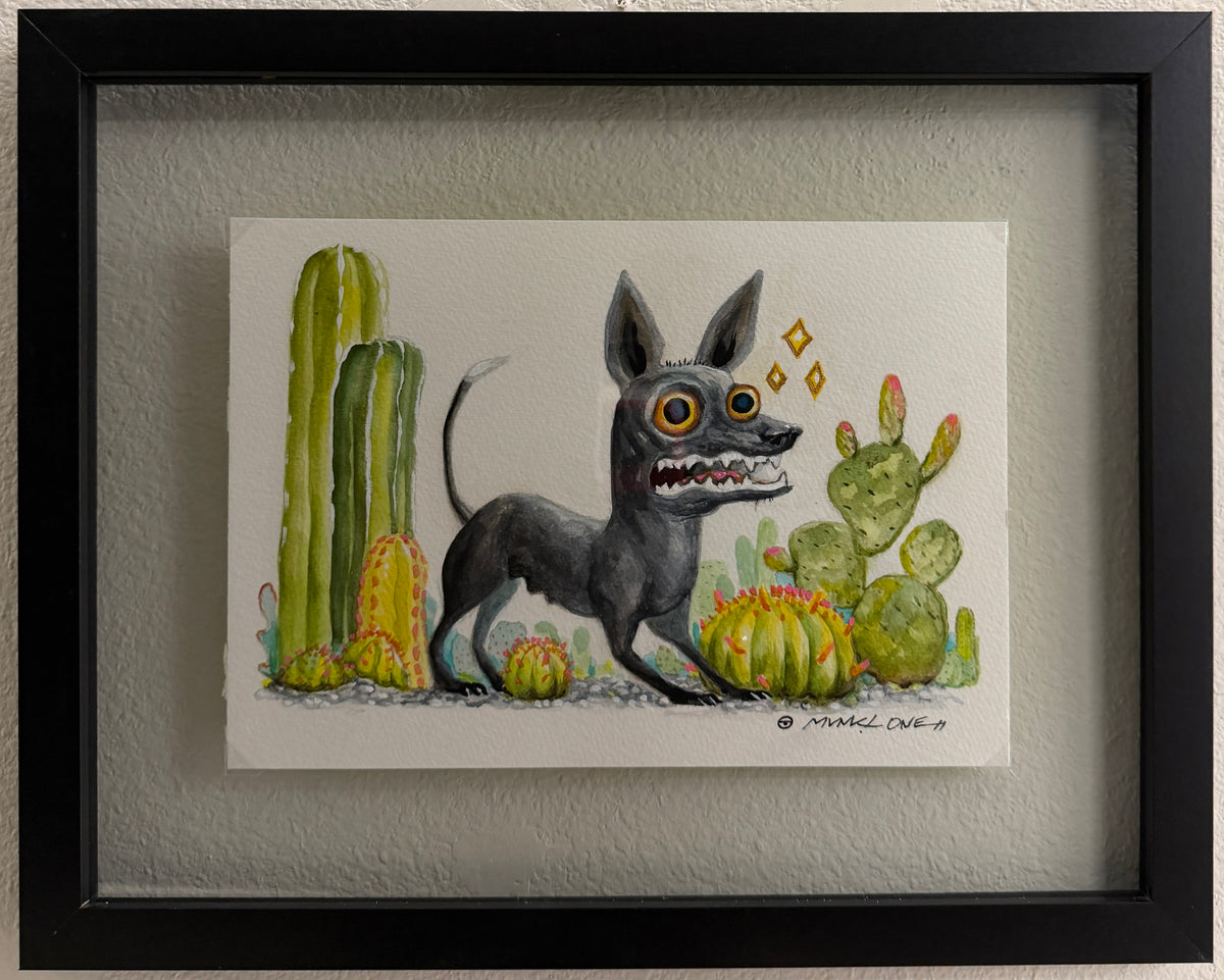 MUNK ONE "DEVOURER OF PEOPLE" Original Framed Artwork