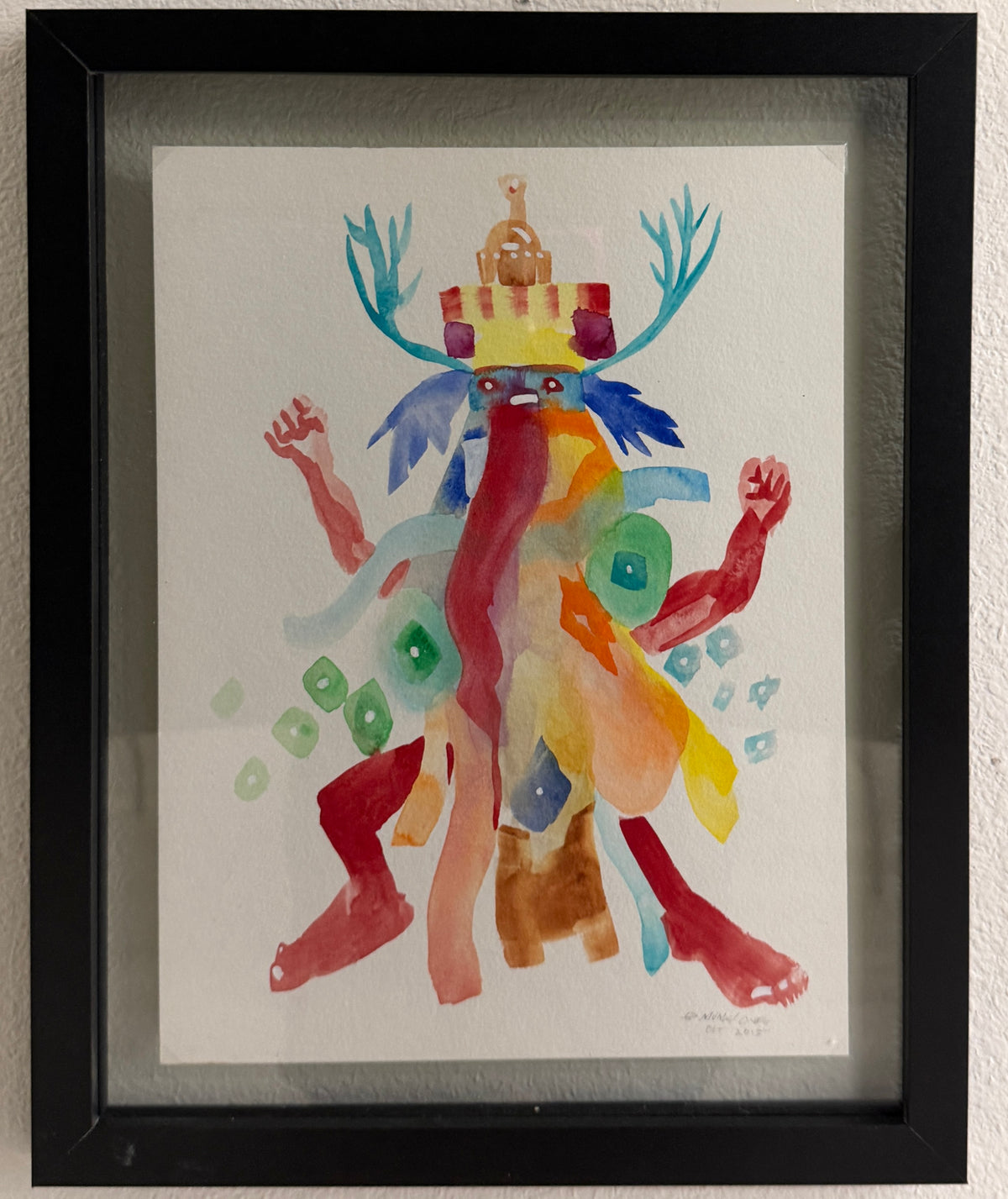 MUNK ONE "Dancer" Original Framed Artwork
