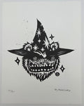 MUNK ONE "WIZARD BEASTIE" LINO CUT PRINT