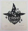 MUNK ONE "WIZARD BEASTIE" TEST VARIANTS LINO CUT PRINT