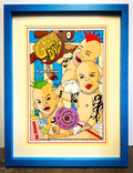 Custom Framed F308 Green Day, Gregg Gordon - December 14-16, 1997 - Fillmore Print