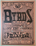 The Byrds, Peter Wheat & The Breadman, The Baytovens, Rollarena by Don Ryder - October 21, 1966 - Vintage Handbill