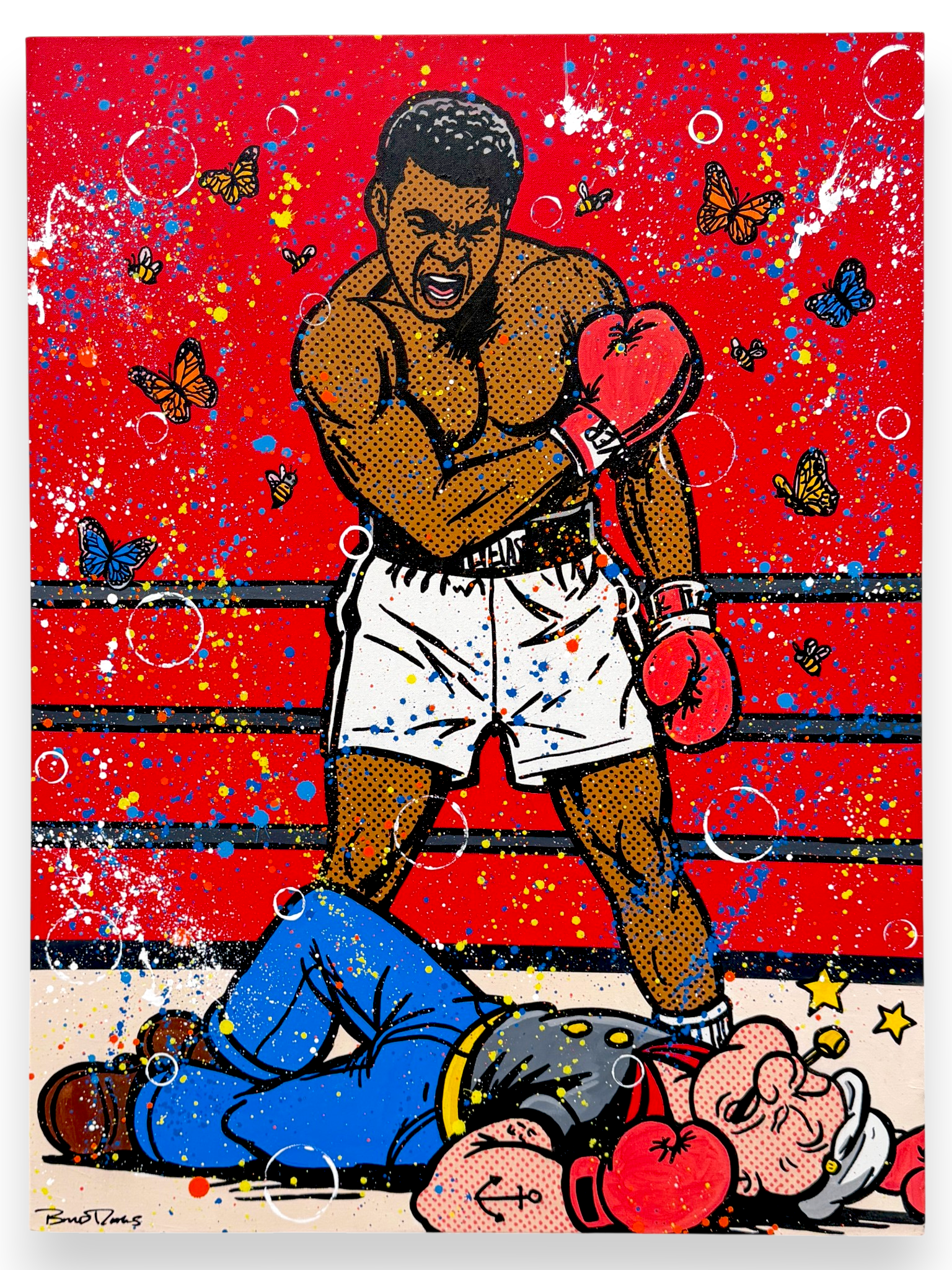 Brad Davis "Muhammad Ali x Popeye"