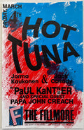 F1 Hot Tuna, The Fillmore by Arlene Owseichik - March 4, 1988 - Fillmore Gig Print