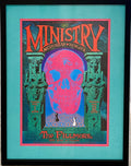 Custom Framed F929 Ministry, Meshuggah, Hemlock - Chuck Sperry - April 1-2, 2008 - Fillmore Print