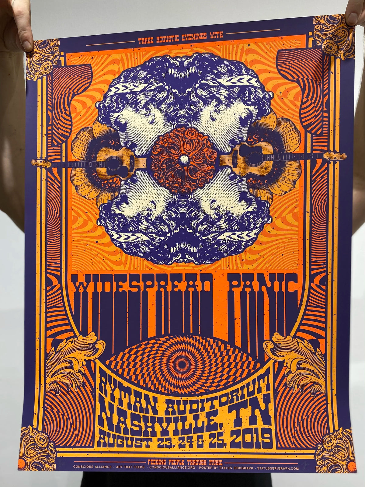 Justin Helton "Widespread Panic - Ryman - 2019" AE 46/50