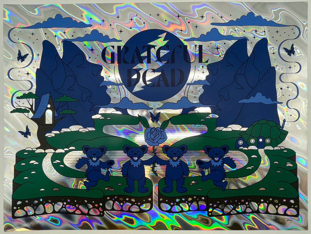 J441 "Grateful Dead" Brian Steely Foil Variant Print