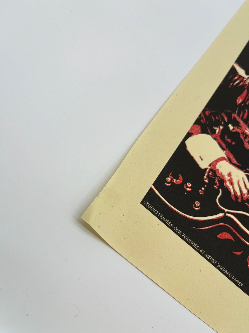 J507 Shepard Fairey "Power of Rock" Offset Lithograph Print