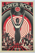 J507 Shepard Fairey "Power of Rock" Offset Lithograph Print
