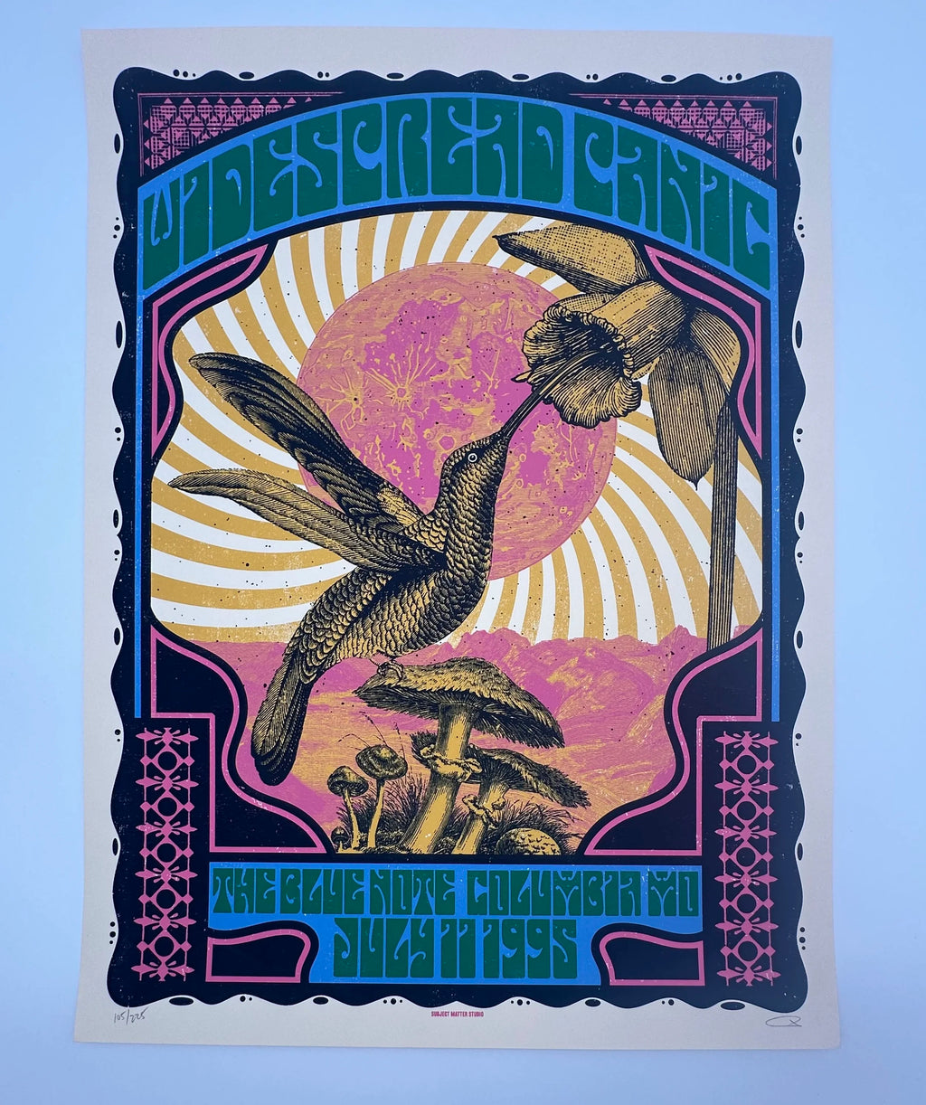 J75 "Widespread Panic The Blue Note" Columbia, MO, Drew Findley Print