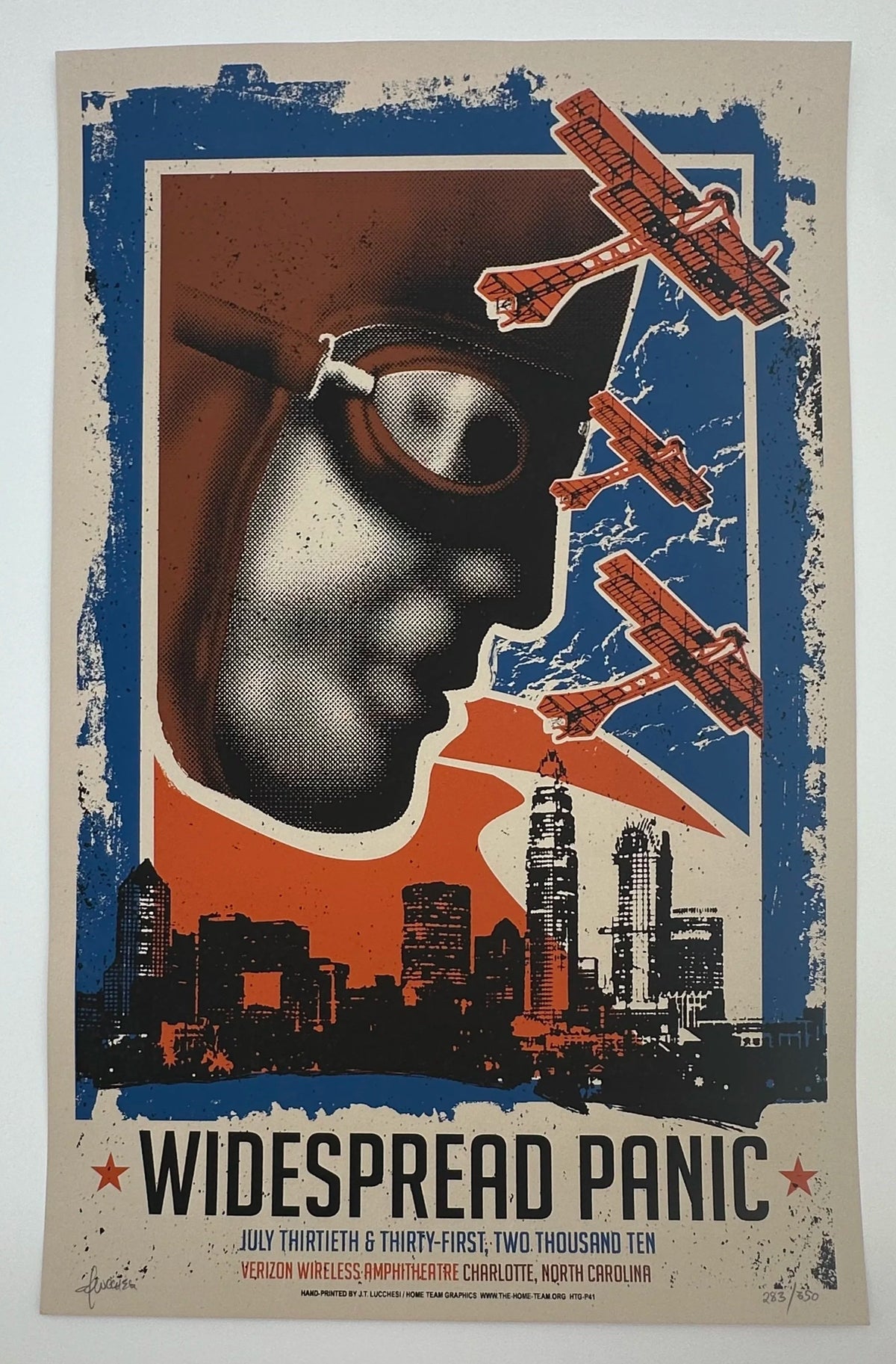 J89 "Widespread Panic Verizon Wireless Amphitheatre" Charlotte, NC, J.T. Lucchesi Print