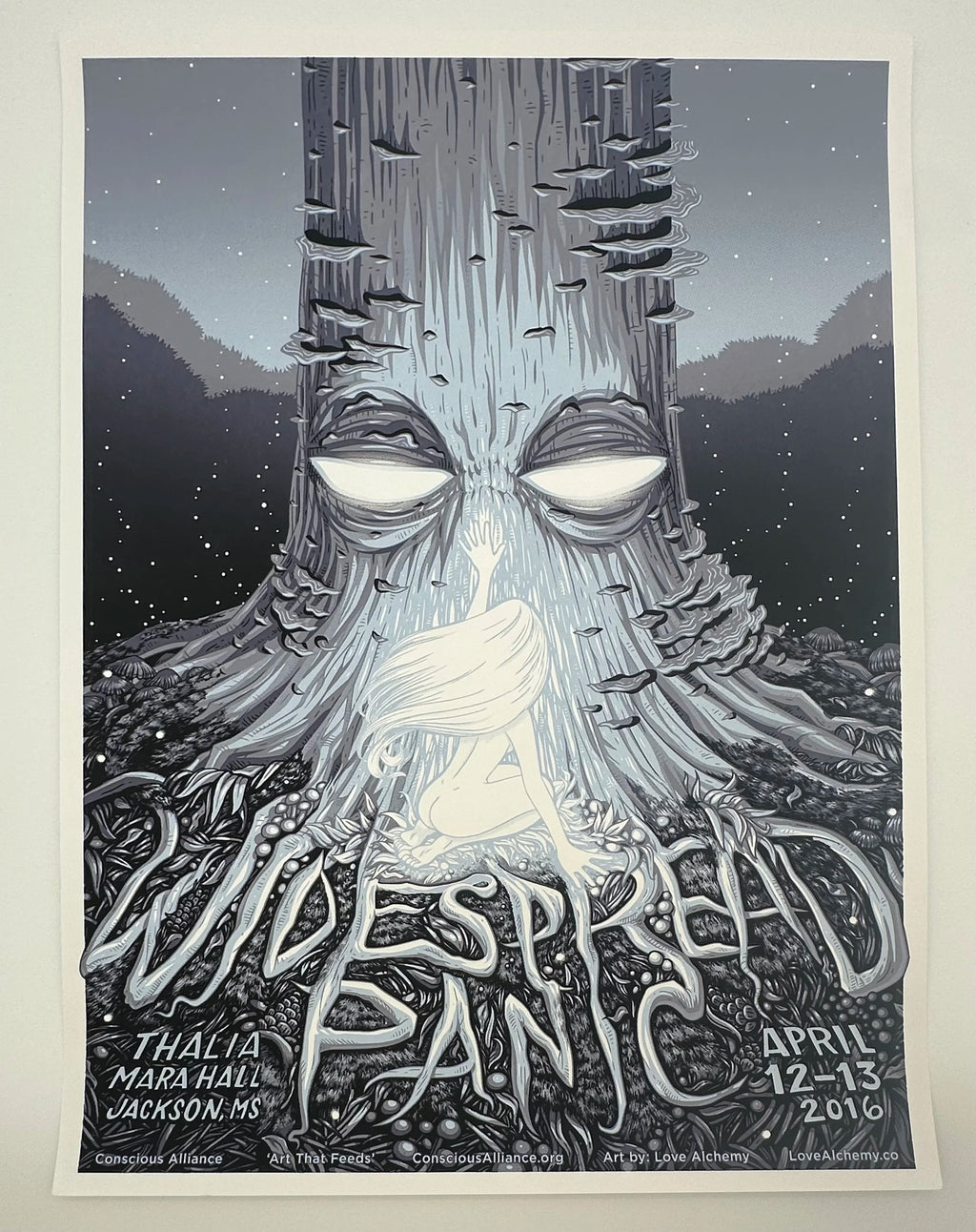 J92 "Widespread Panic Thalia Mara Hall" Jackson, MS, Love Alchemy Print