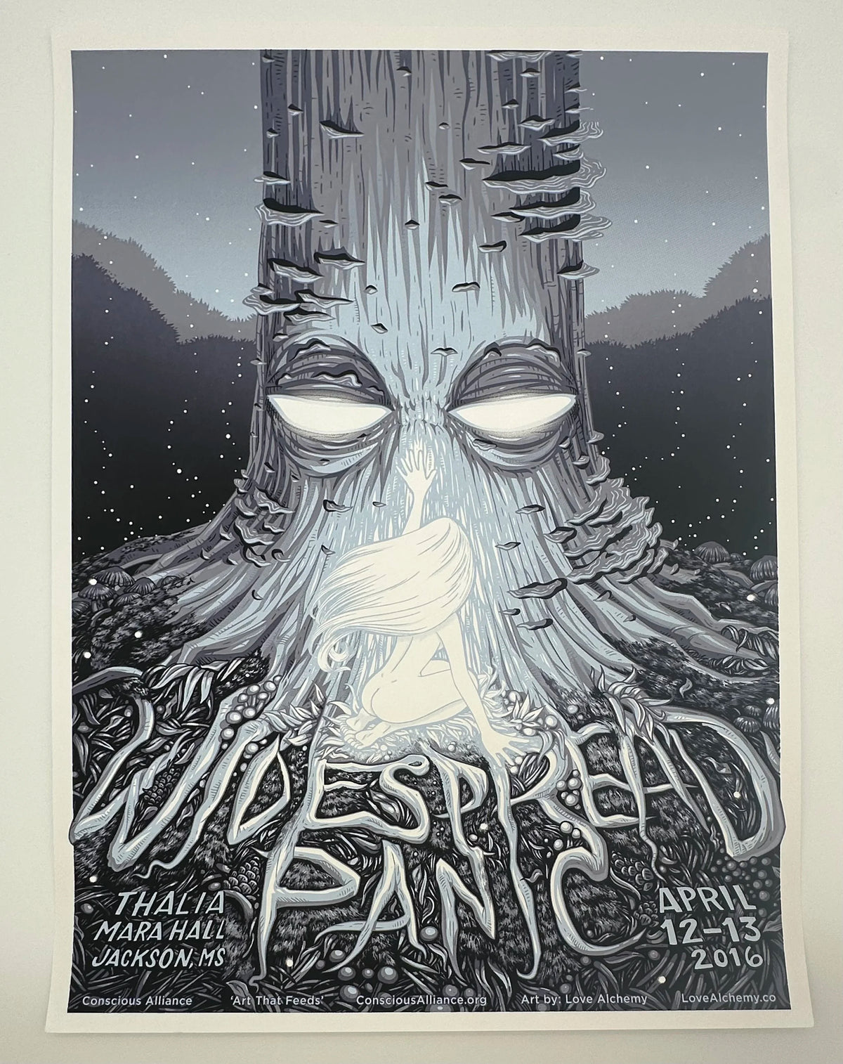 J92 "Widespread Panic Thalia Mara Hall" Jackson, MS, Love Alchemy Print