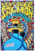 F247 Leftover Salmon, The Fillmore by Chuck Sperry - November 15-16, 1996 - San Francisco, Fillmore Gig Print