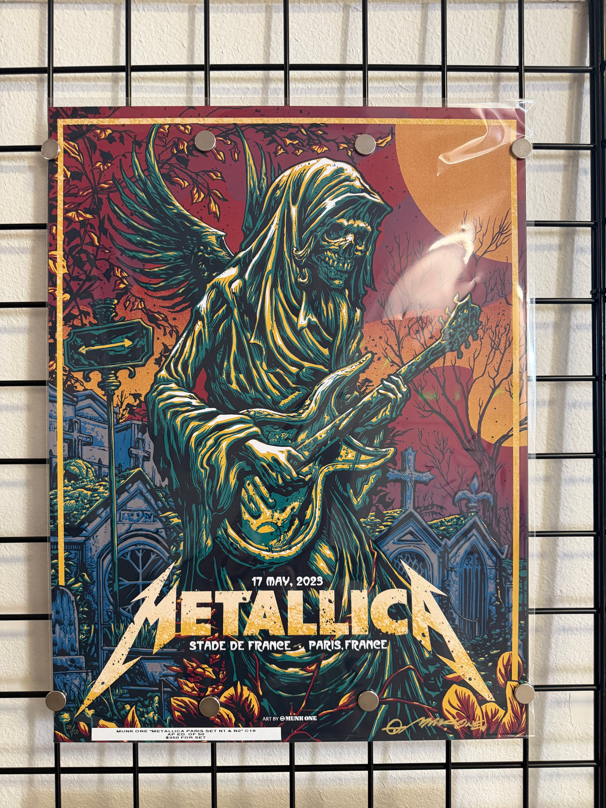 MUNK ONE "Metallica Paris" Both Nights - 2 Print Set 2023