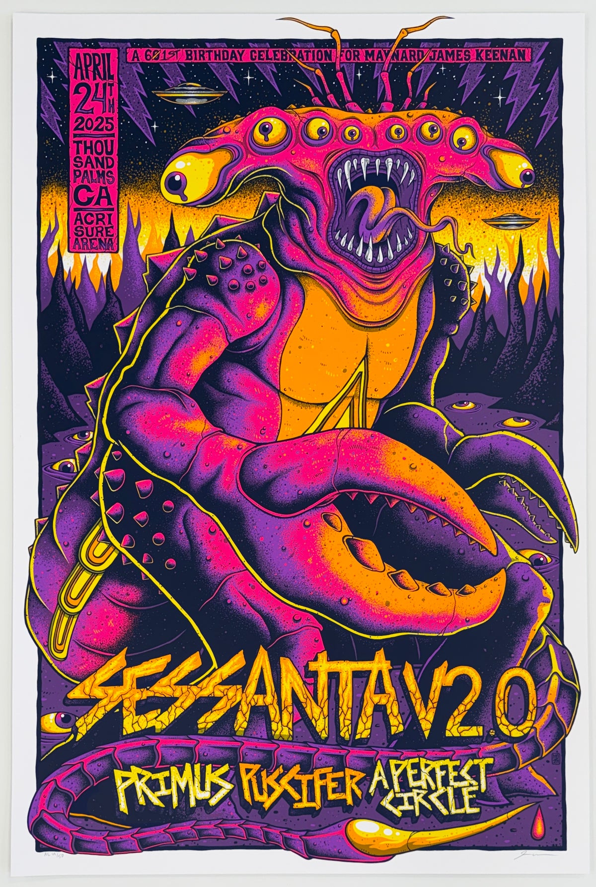 MAZZA "Sessanta 2.0, Primus, Puscifer - Thousand Palms, CA" 2025 Print