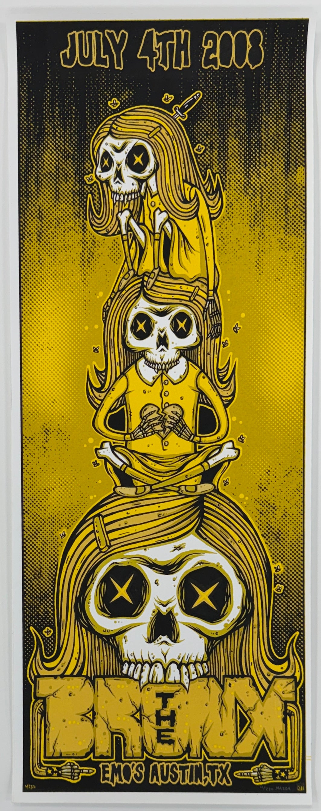 MAZZA "The Bronx - Emo's" 2008 Print