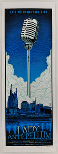 MAZZA "Lady Antebellum - Blue Mic - February Tour" 2014 Print
