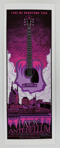 MAZZA "Lady Antebellum - Pink Guitar - January Tour" 2014 Print