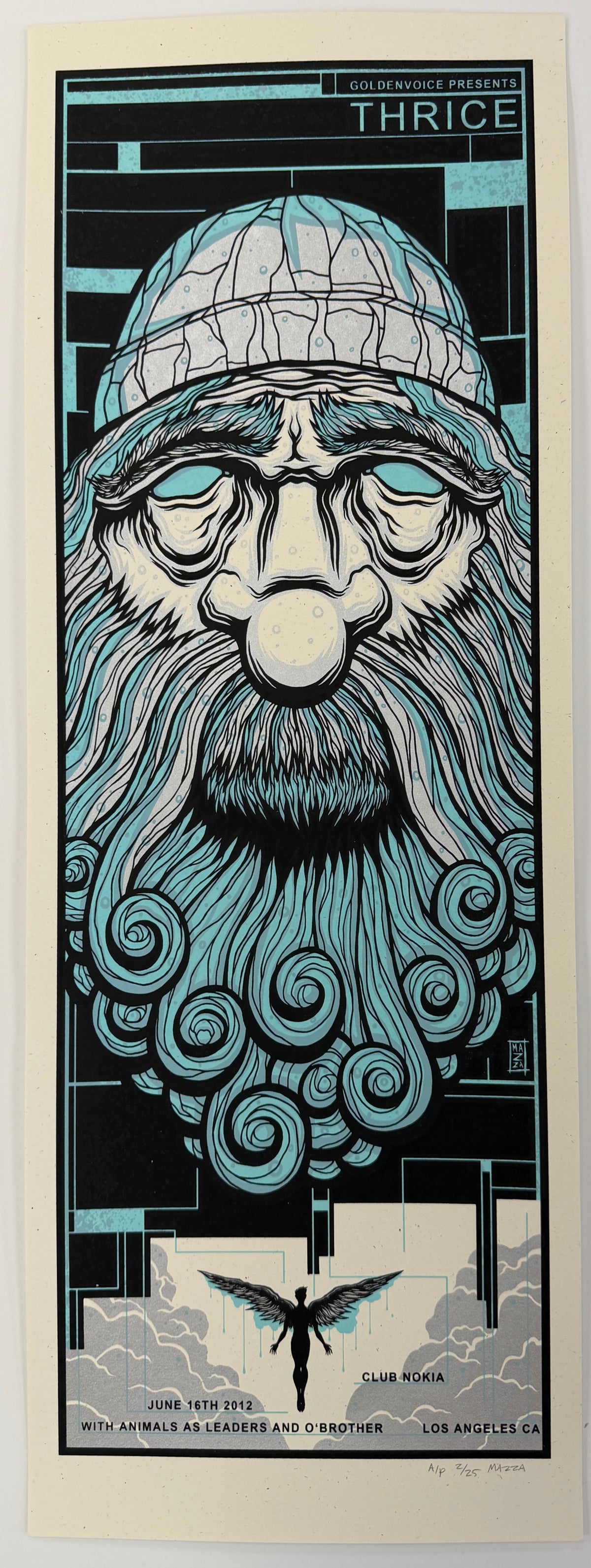 MAZZA "Thrice - Los Angeles, CA" 2012 Print