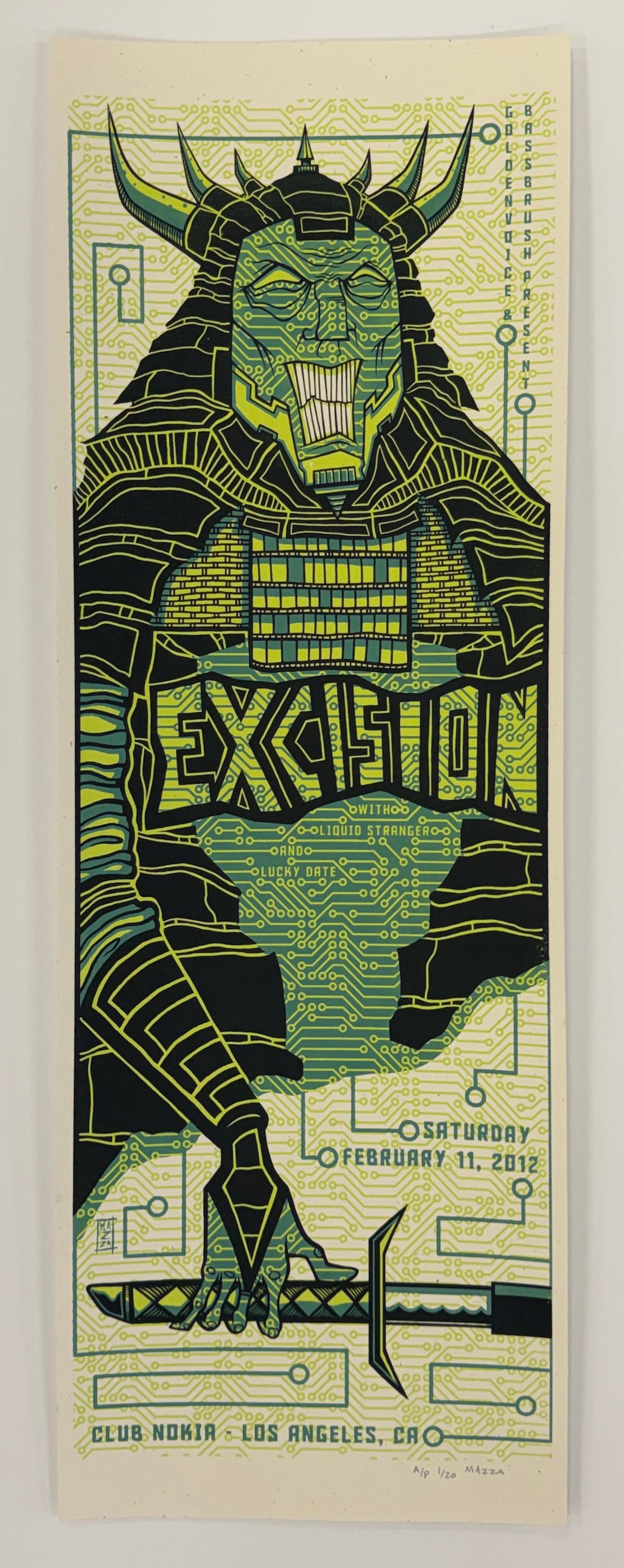 MAZZA "Excision - Los Angeles, CA" 2012 Print