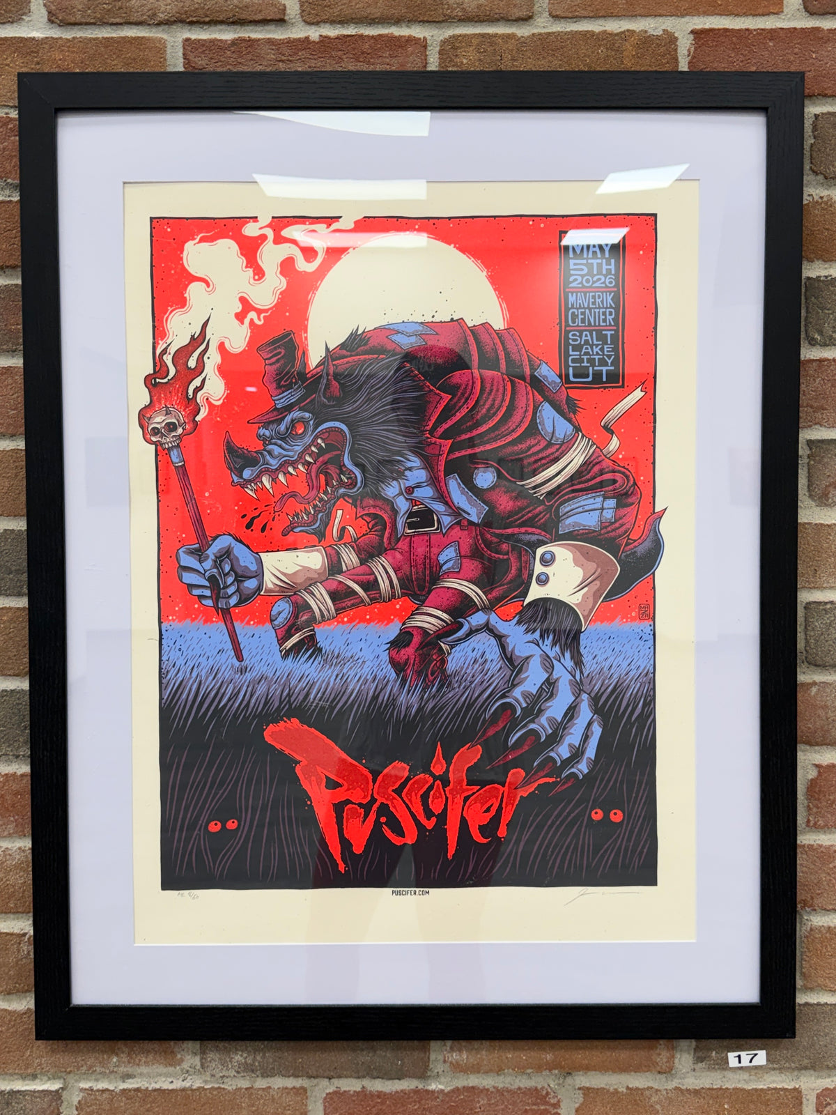 FRAMED MAZZA "Puscifer - Salt Lake City, UT" 2026 Print