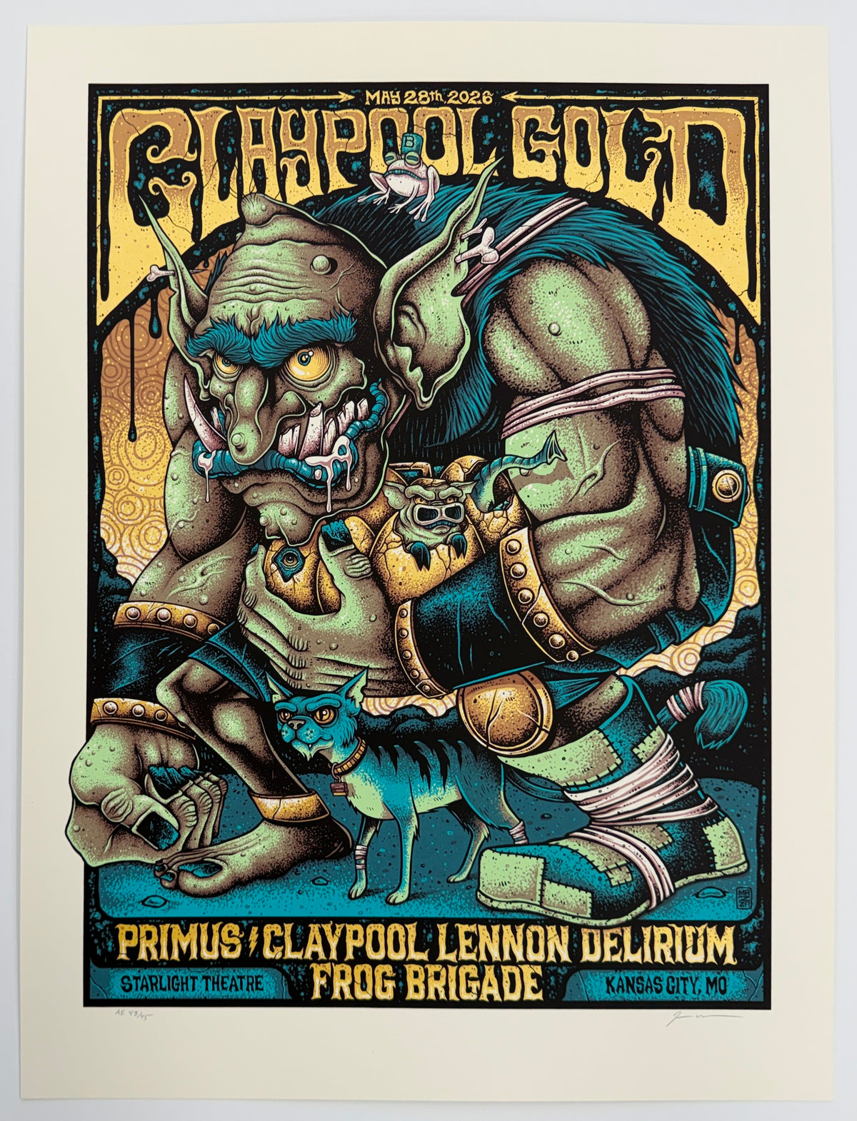 MAZZA "Claypool Gold -Kansas City, MO" 2026 Print