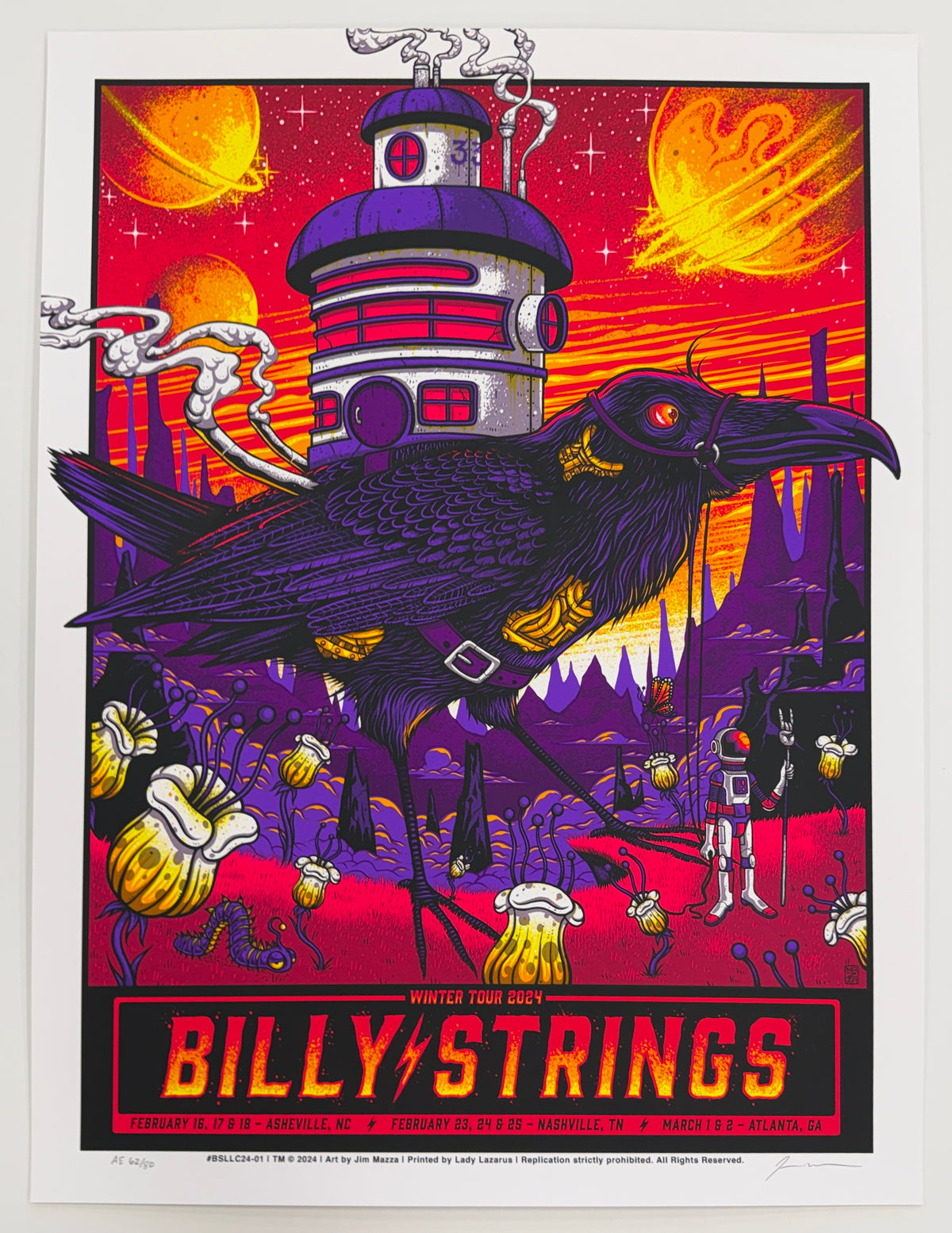 MAZZA "Billy Strings - Winter Tour" 2024 Print